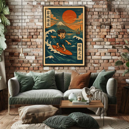 Surfing Adventure Poster