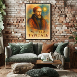William Tyndale Renaissance Art Print Historical or Presidential Poster