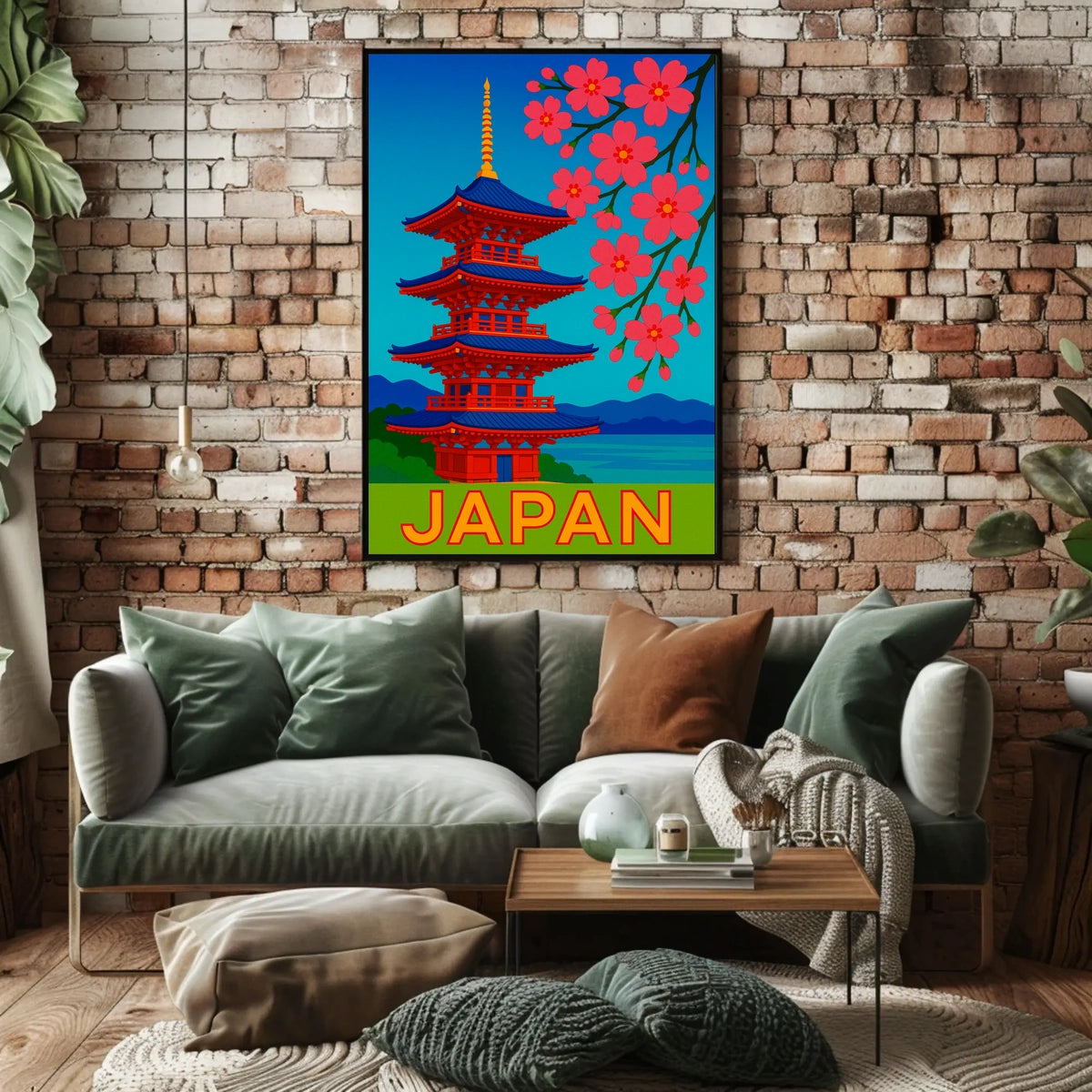 Japan Cultural Harmony Poster
