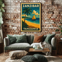 Zanzibar Travel Poster