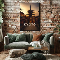 Kyoto Japan Cultural Heritage Art Poster