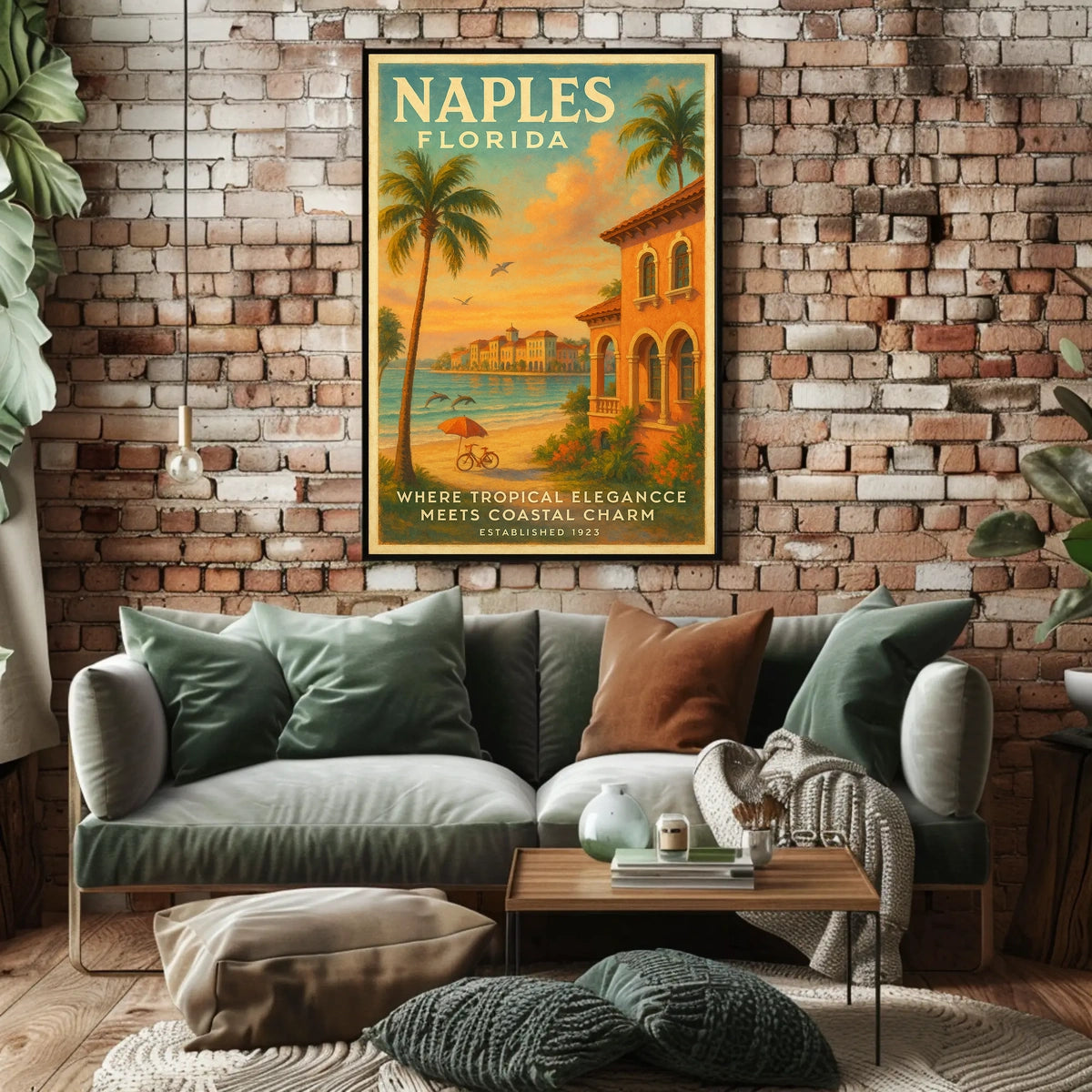 Naples, Florida Tropical Elegance Poster