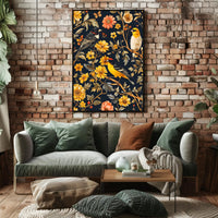Birds and Blooms Harmony Wall Art Print