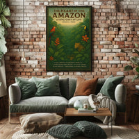 The Heart of the Amazon A Sanctuary of Life Poster