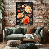 Elegant Floral Arrangement Botanical Art Print - Artistic Poster