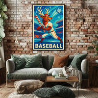 Winter Baseball Fantasy Poster