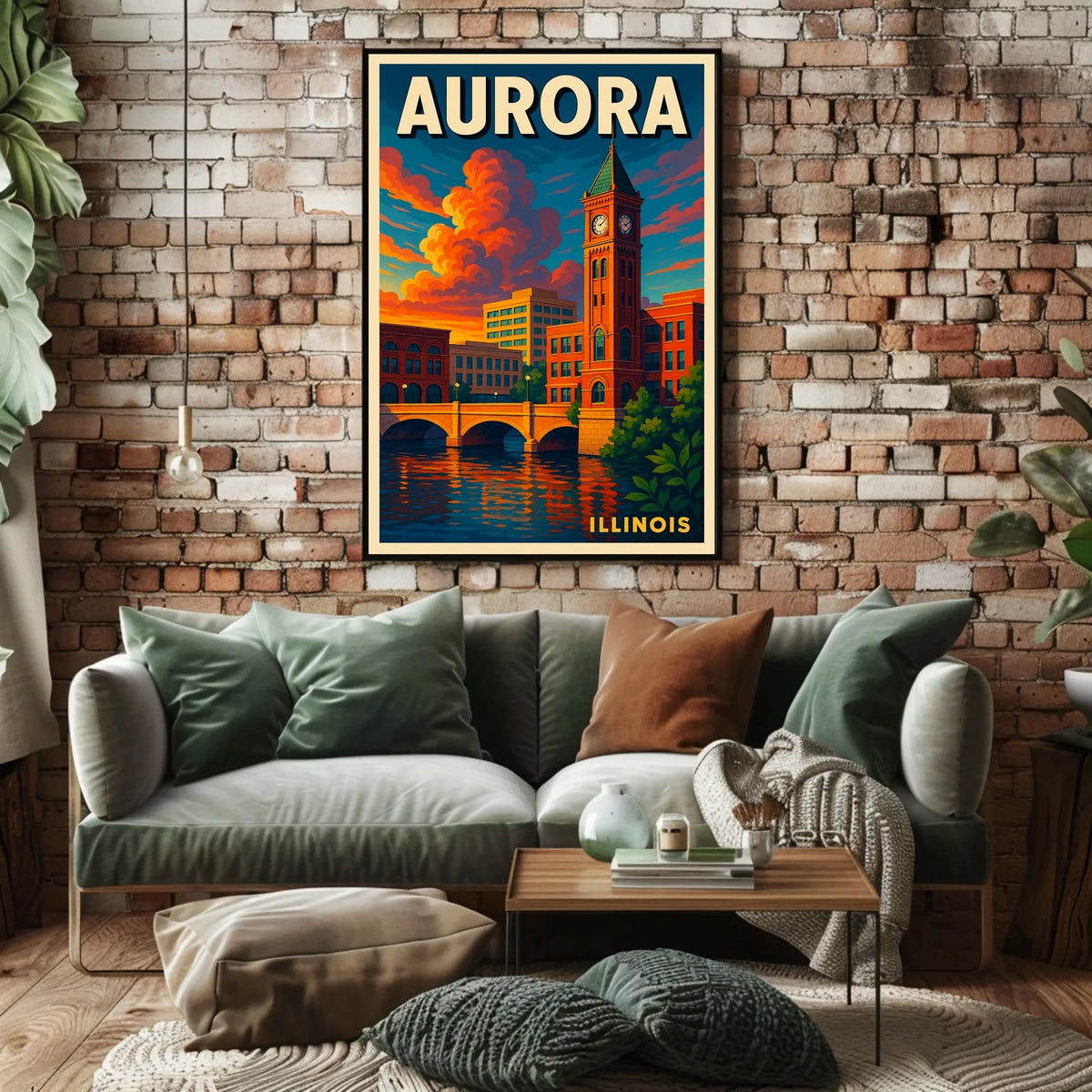 Aurora, Illinois Poster