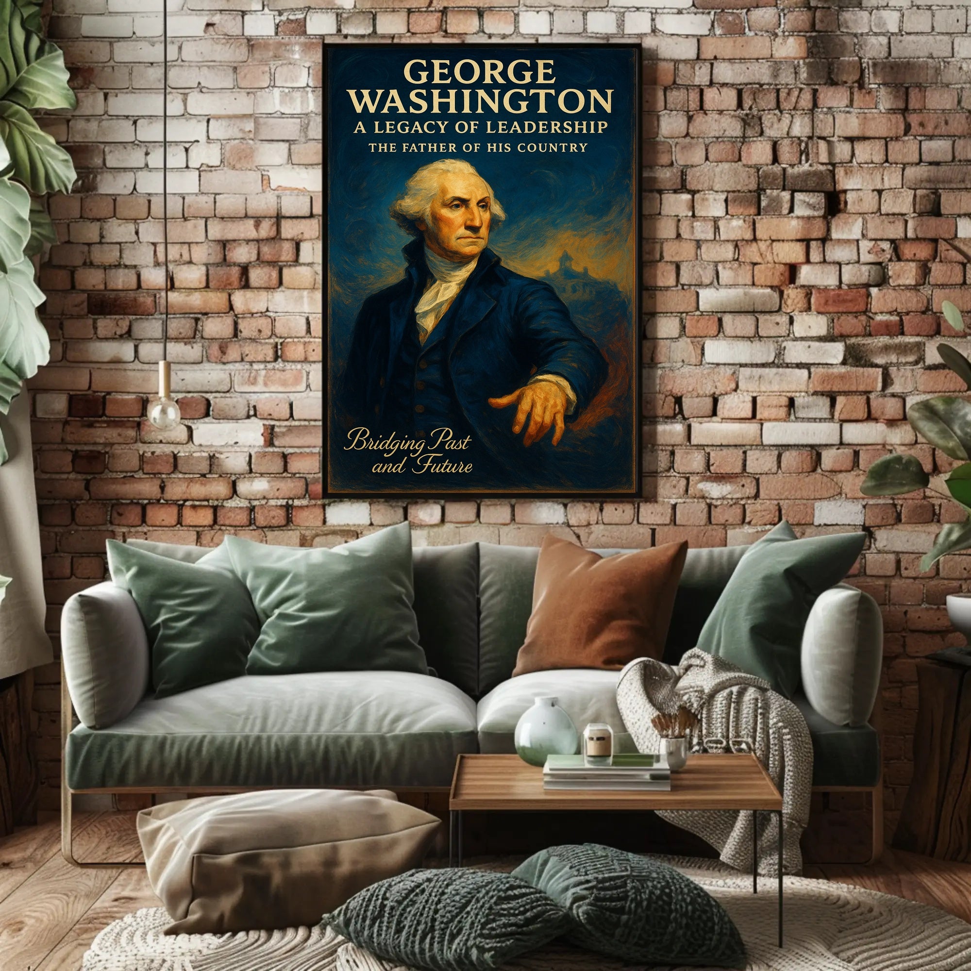 George Washington A Legacy of Leadership Poster PosterGoat