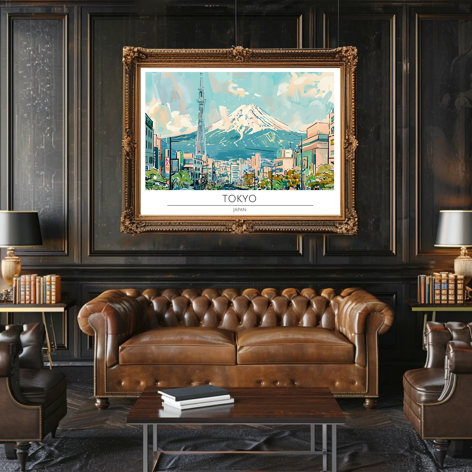 Tokyo Skyline Poster