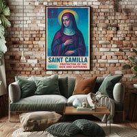 Saint Camilla Protector of the Sick and Suffering Poster
