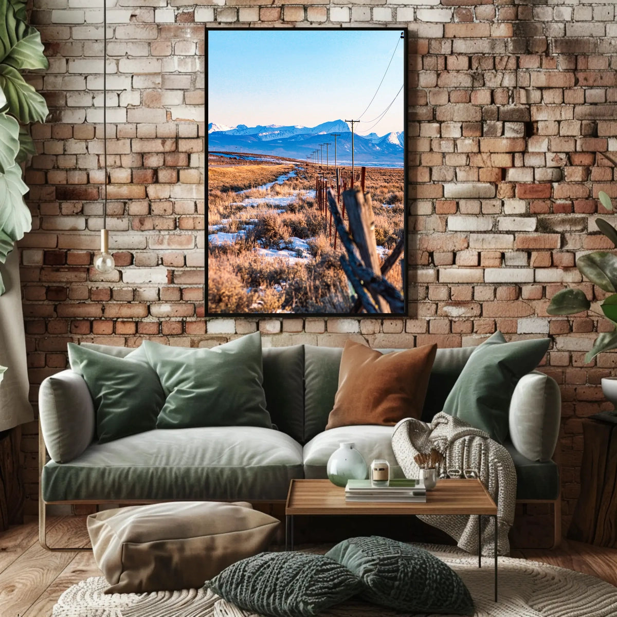 Serene Mountain Landscape Poster