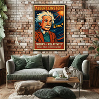 Albert Einstein Theory Of Relativity Poster