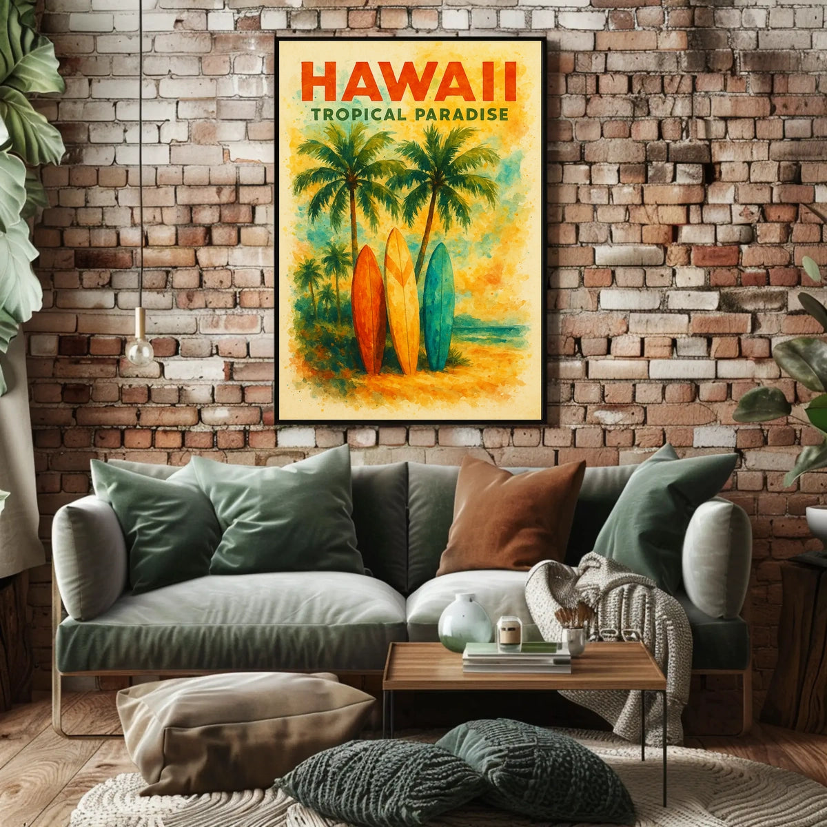 Hawaii Tropical Paradise Poster
