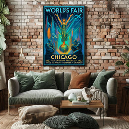 Chicago World's Fair A Century of Progress Poster PosterGoat