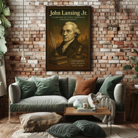 John Lansing Jr. A Luminary of Early American Jurisprudence Poster