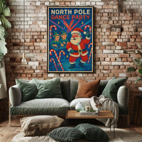 North Pole Dance Party Poster