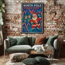 North Pole Dance Party Poster