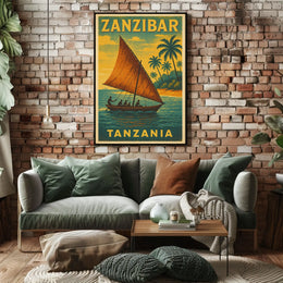 Zanzibar Travel Poster