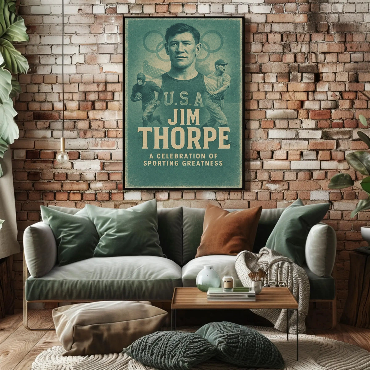 Celebrating a Legend Jim Thorpe Poster