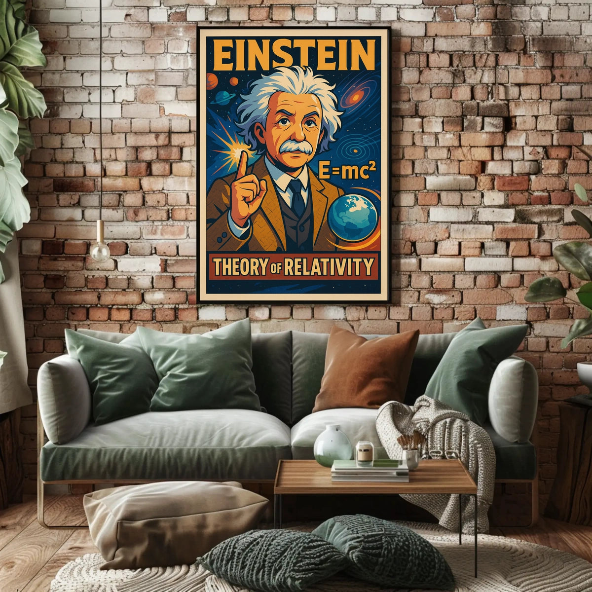 Einstein Theory Of Relativity Poster