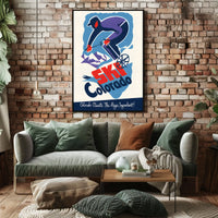 Ski Colorado Poster