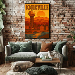 Knoxville Sunset Poster