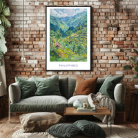 Scenic Terraces of the Philippines Poster PosterGoat