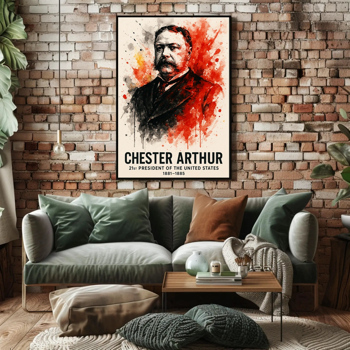 Chester Arthur 21St President Poster
