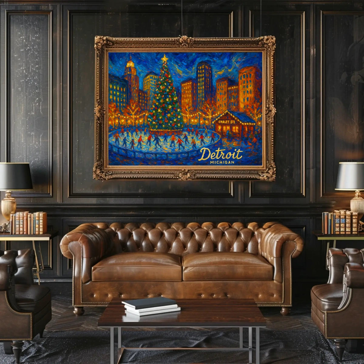 Detroit Winter Wonderland Poster