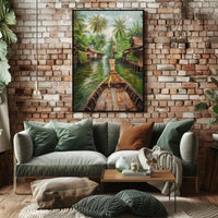Abstract Geometric Patterns Art Poster