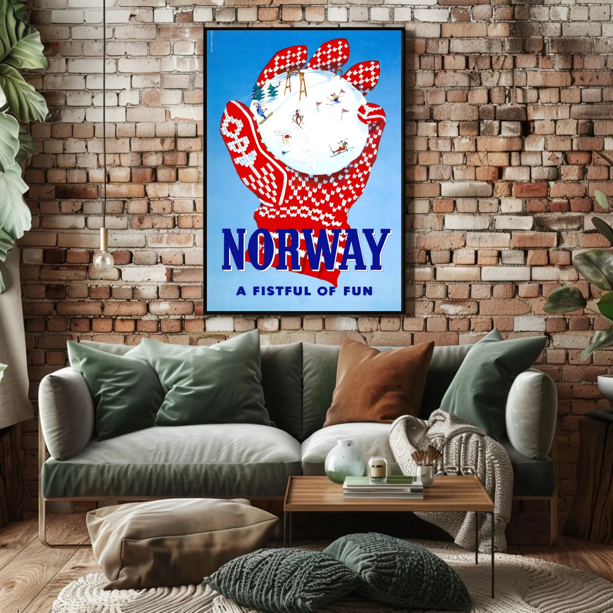 Norway: A Fistful of Fun Poster PosterGoat