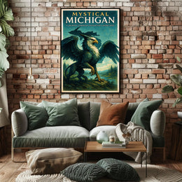 Mystical Michigan Poster PosterGoat