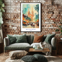 Ho Chi Minh City Vibrance Poster PosterGoat
