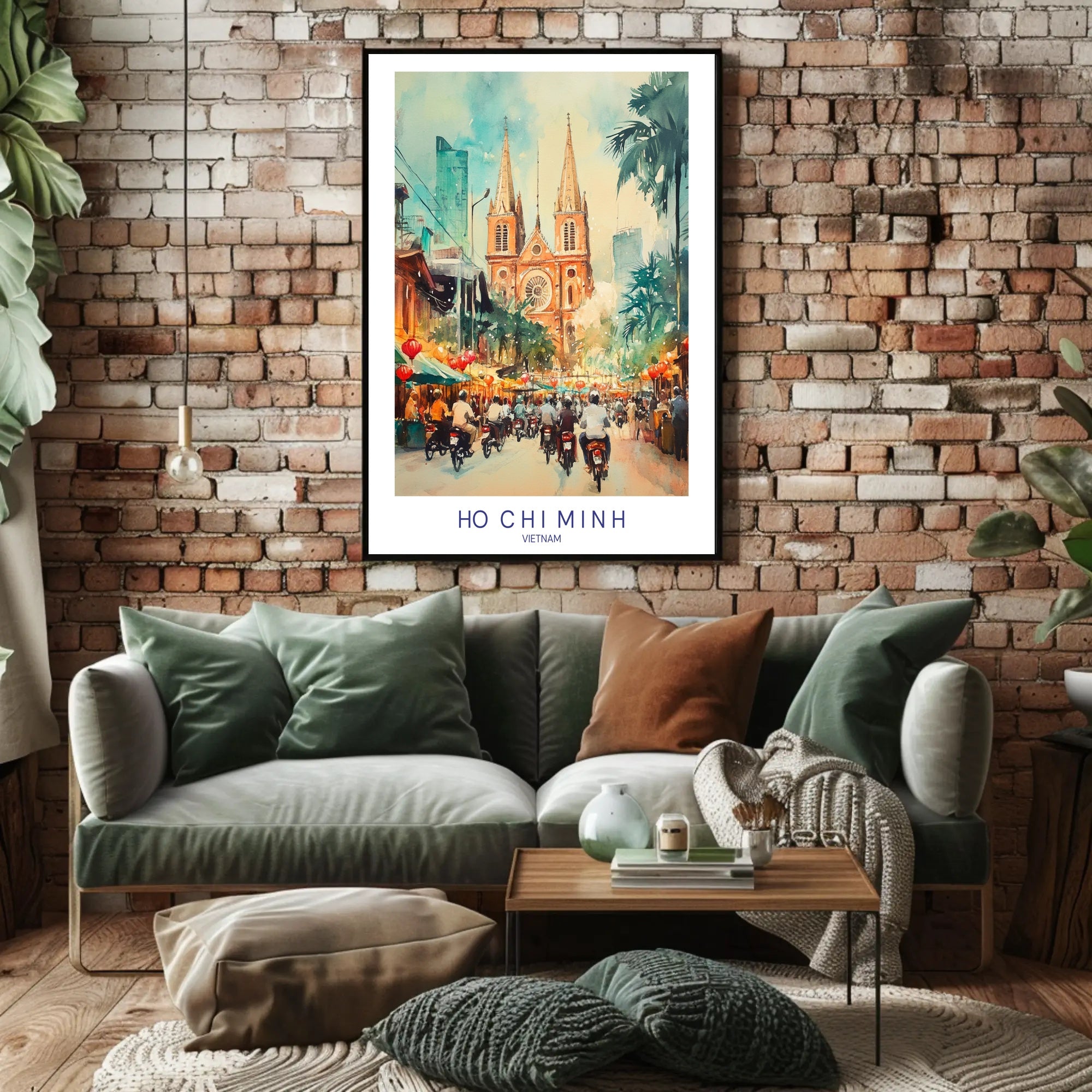 Ho Chi Minh City Vibrance Poster PosterGoat