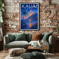 Kauai, Hawaii Tropical Paradise Poster