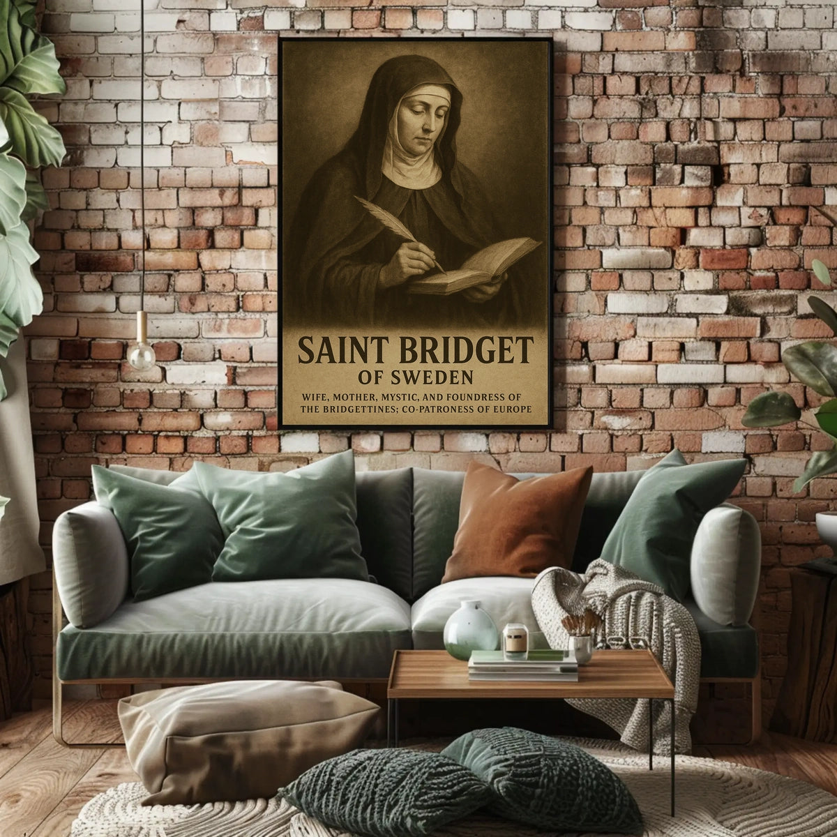 Saint Bridget Of Sweden Poster