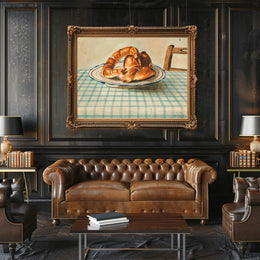Cozy Breakfast Setting Poster