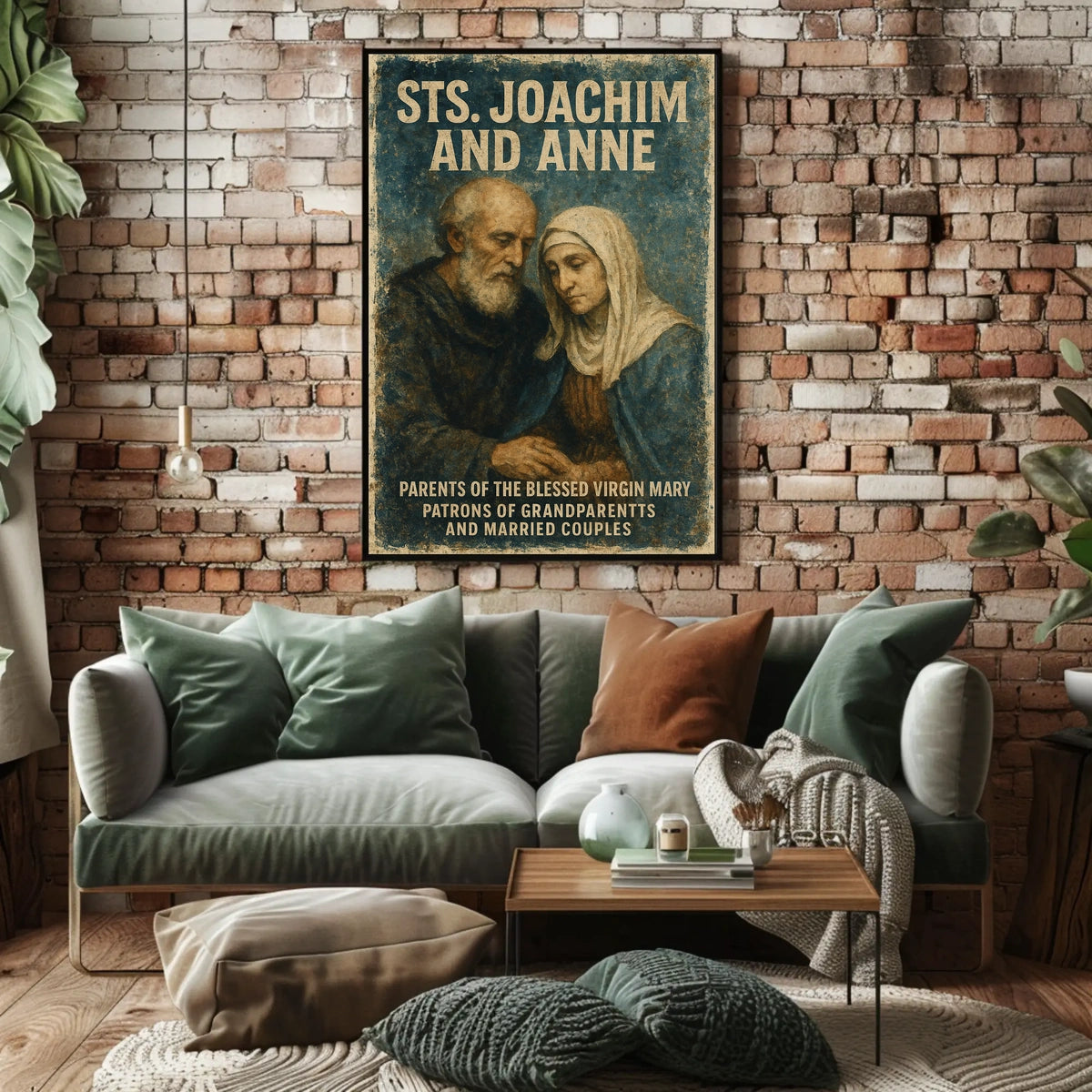 Saints Joachim And Anne Poster