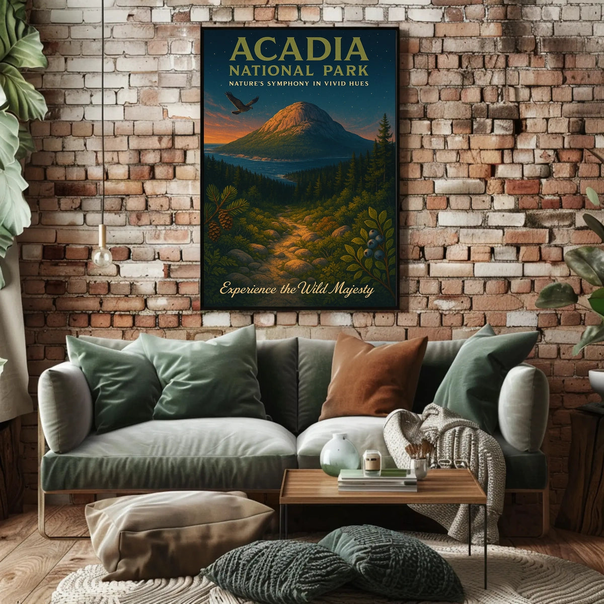 Acadia National Park Landscape Adventure Nature Poster