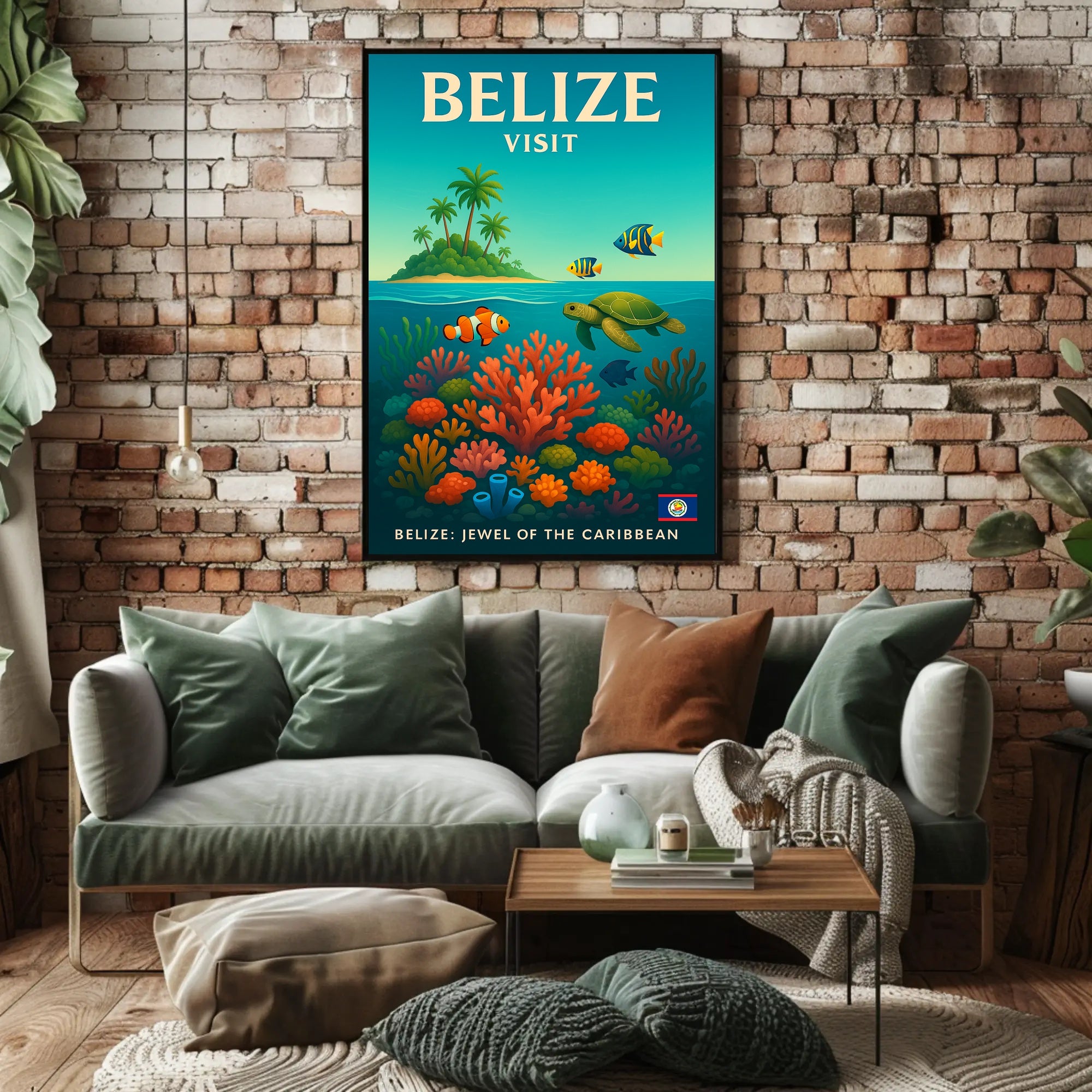 Explore Belize Poster PosterGoat