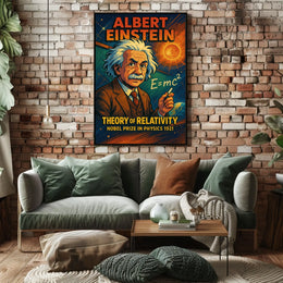 Albert Einstein Theory Of Relativity Poster