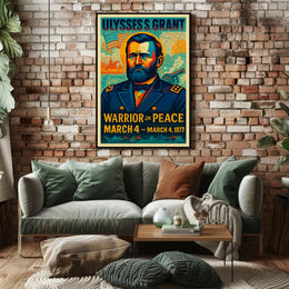Ulysses S. Grant Warrior in Peace Poster PosterGoat