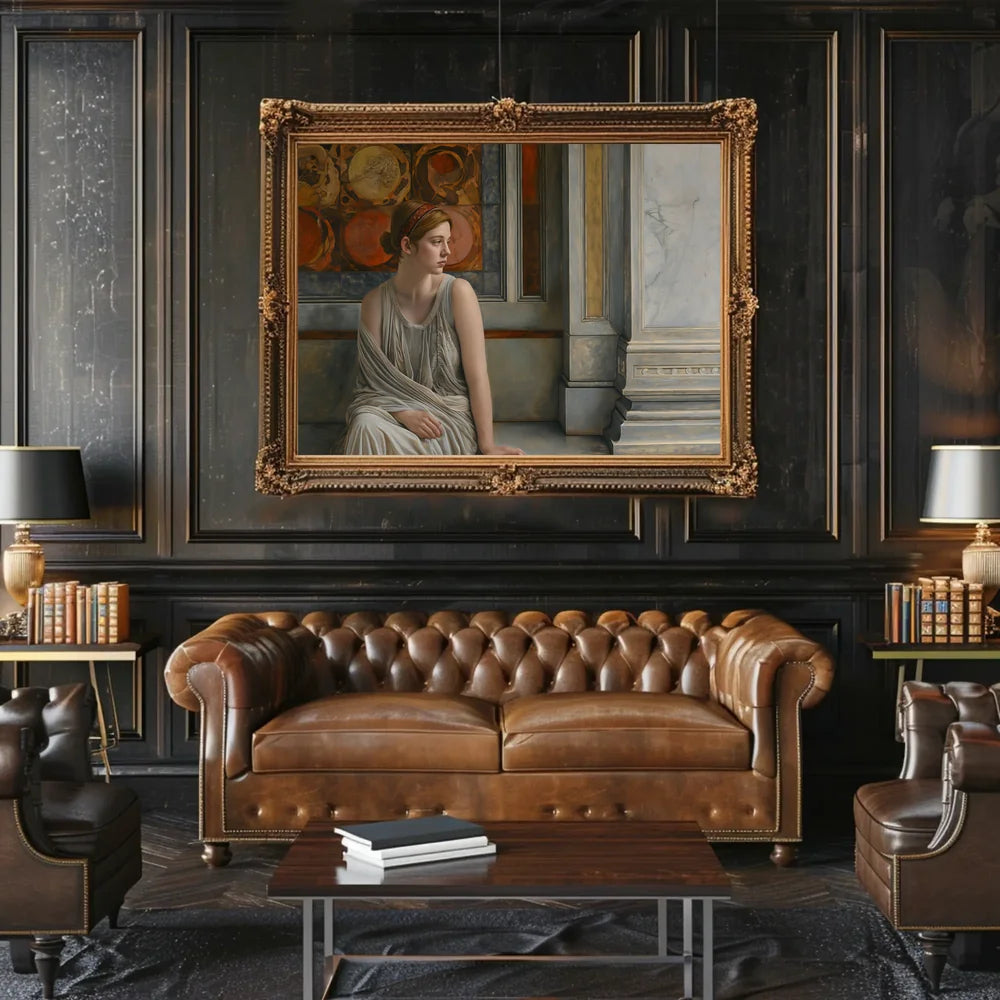 Classical Serenity: Timeless Greco-Roman Art Poster