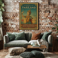 Thailand's Cultural Richness Travel Poster