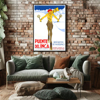 Puente Del Inca Winter Sports Poster