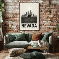 Nevada Urban Meets Desert Poster