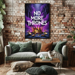 Shattered Crown: Dramatic Medieval Fantasy Mythology Poster