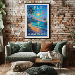 Fiji Yasawa Islands Poster