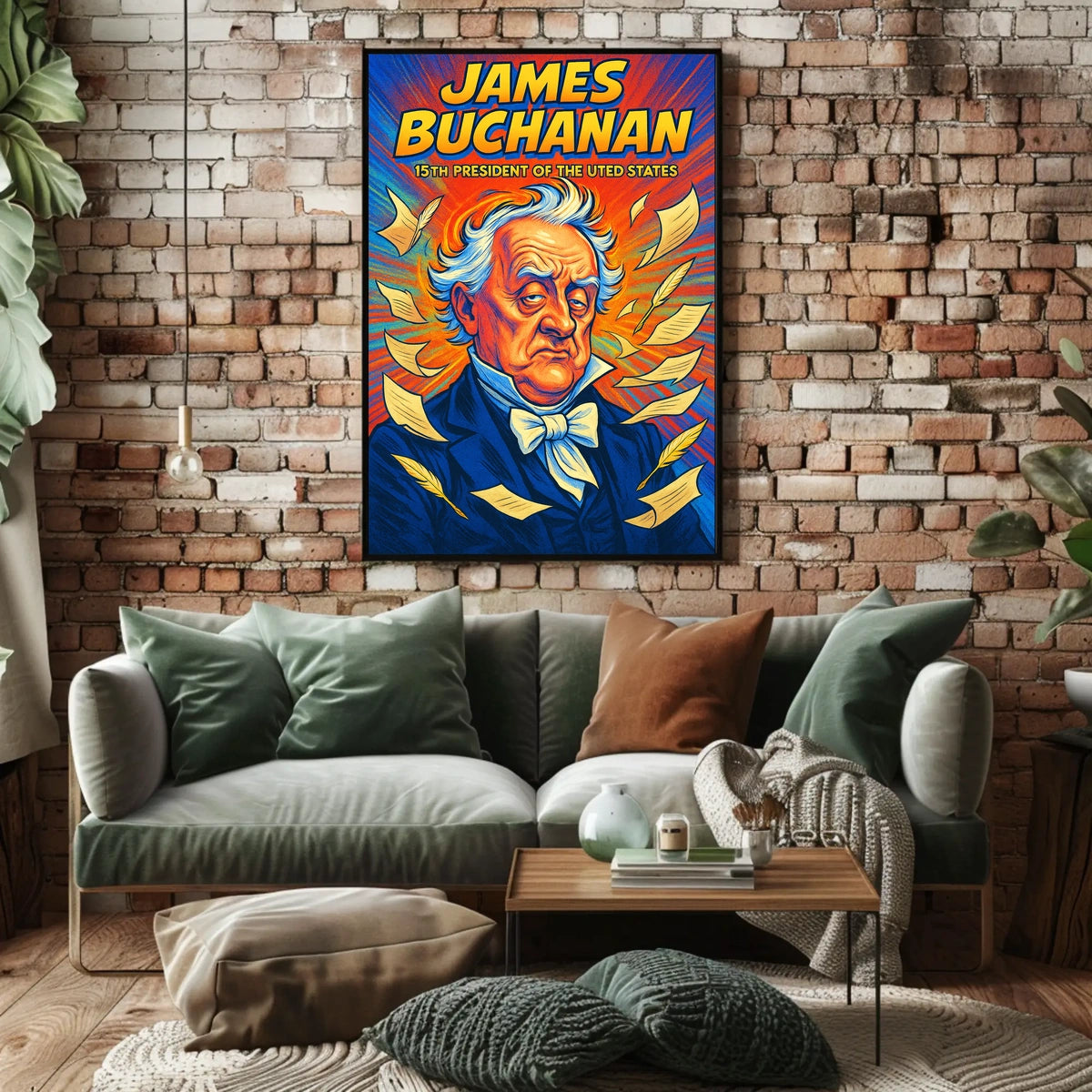 James Buchanan 15th President Poster