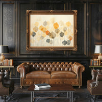 Autumn Leaves Abstraction Poster